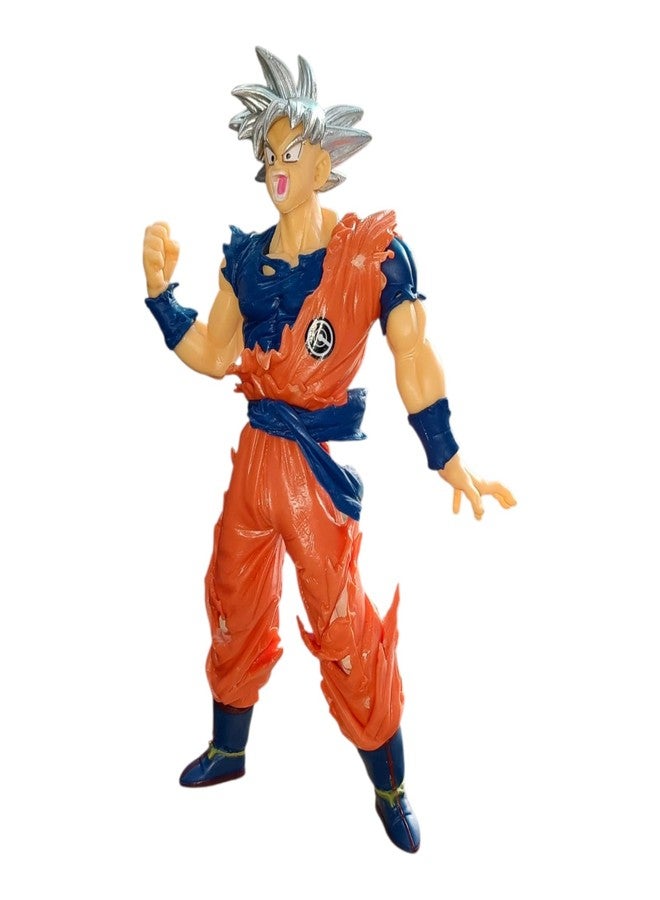 ONE POINT COLLECTIONS Anime Warrior Action Figure – Silver Hair Martial Arts Hero Collectible Toy | Movable PVC Fighting Character Model for Kids & Fans - Image 1