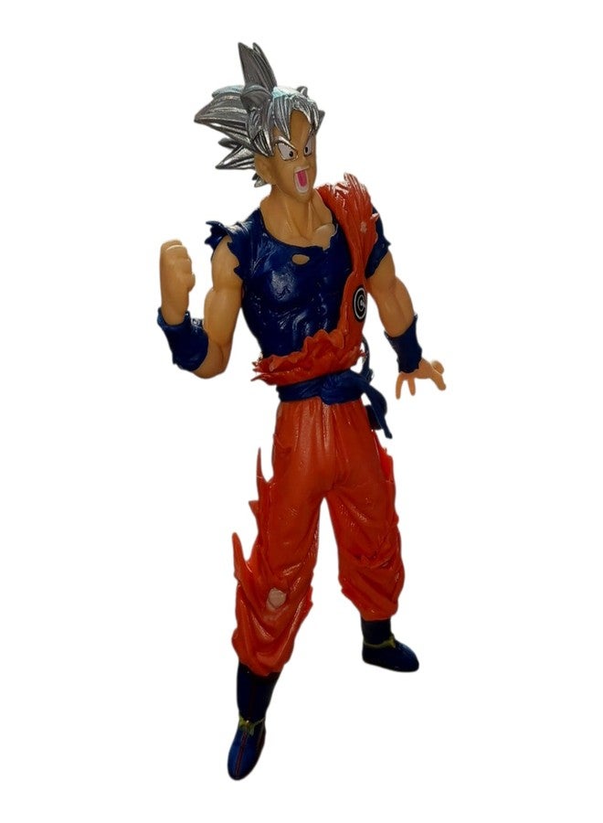 ONE POINT COLLECTIONS Anime Warrior Action Figure – Silver Hair Martial Arts Hero Collectible Toy | Movable PVC Fighting Character Model for Kids & Fans - Image 4