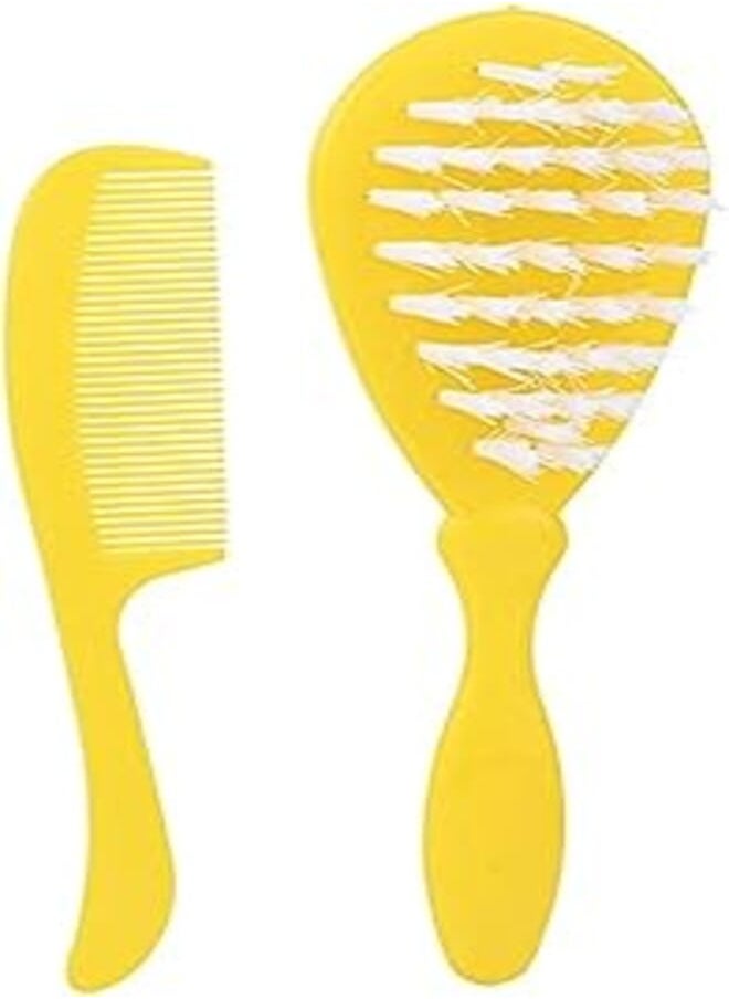 BOB TOON Bob Toon Baby Comb and Brush Set - Yellow 