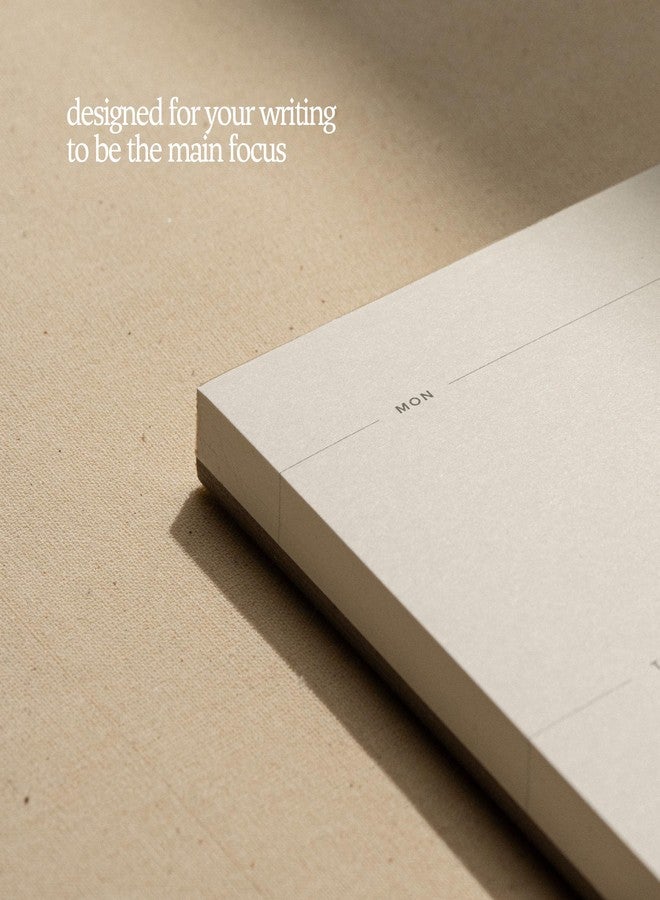 KUNITSA CO. Weekly Planner To Do List Notepad. Desk Pad for Work and Study. 65 Tear-off sheets - Image 3