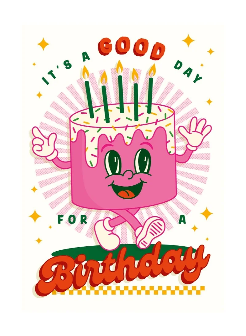 ذا ارت فايل Pretty Fly for a Fungi Happy Birthday to You Greeting Card