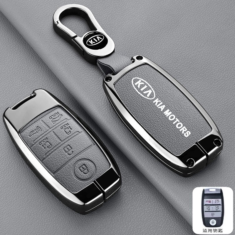 Kia K3 Key Case for K5/K2/KX5, Protects K4/KX3 - Premium Zinc Alloy Design - Image 1