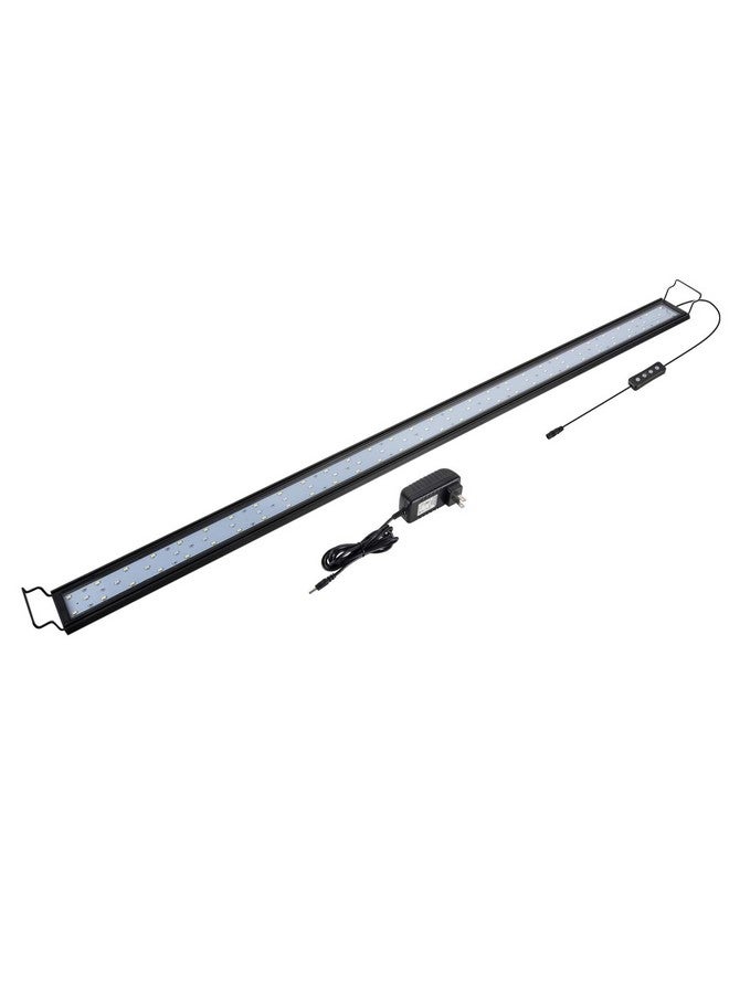 هايغر مصباح حوض أسماك هيغر 32 واط كامل الطيف مع هيكل من سبائك الألومنيوم وحوامل قابلة للتمديد، ومصابيح LED بيضاء زرقاء حمراء، ووحدة تحكم خارجية، لحوض أسماك المياه العذبة (46-52 بوصة) - Image 1