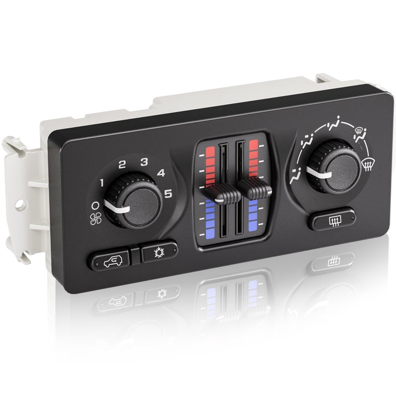 XIMAKA 599-210XD Climate Control Module Fit for 2003-2007 Chevy Silverado GMC Sierra 1500 2500 3500 Tahoe Yukon XL Suburban Avalanche Trailblazer Envoy Escalade, AC Control Panel with Rear Window Defogger - Image 1