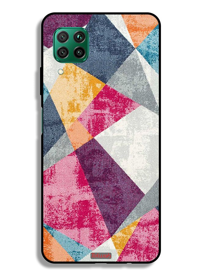 Tolwak Huawei P40 lite 4G Protective Case Cover Paint Pattern - Image 2