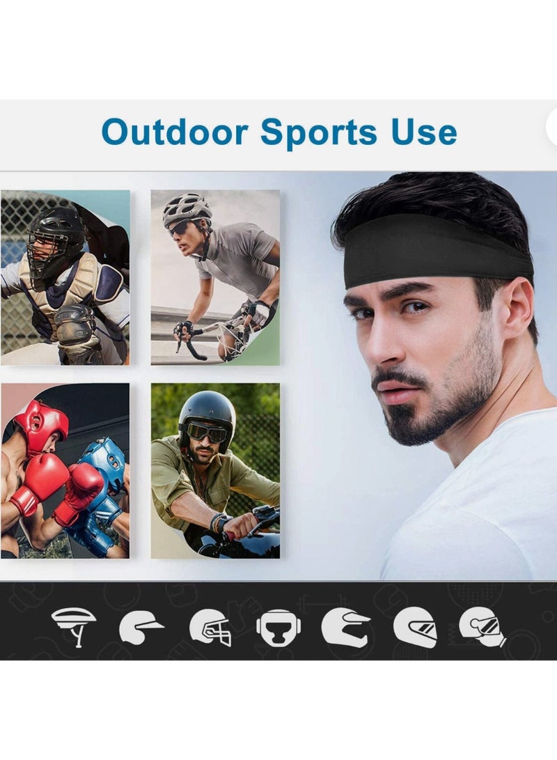 Generic Sports Headband Moisture Wicking Fitness Hair Band for Gym Workout  - Image 4