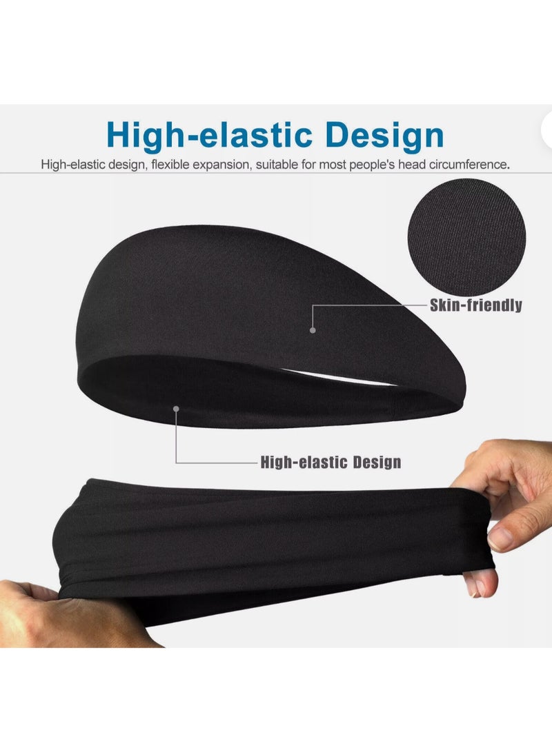 Generic Sports Headband Moisture Wicking Fitness Hair Band for Gym Workout  - Image 2