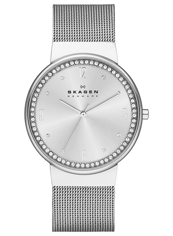Skagen Ancher Women Silver Dial Stainless Steel Analog Watch Skw2152 - Image 1