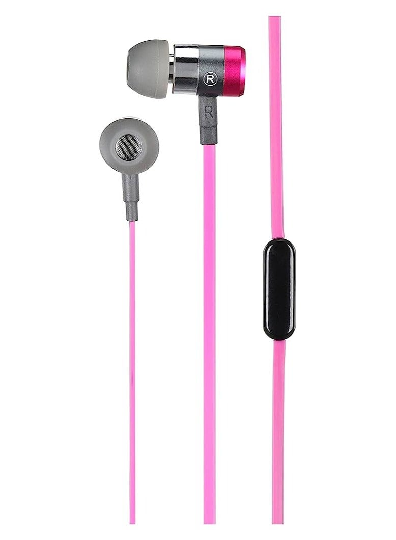 Yison Yison EX900 Wired Super Bass Stereo Earphone With Microphone - Rose - Image 1