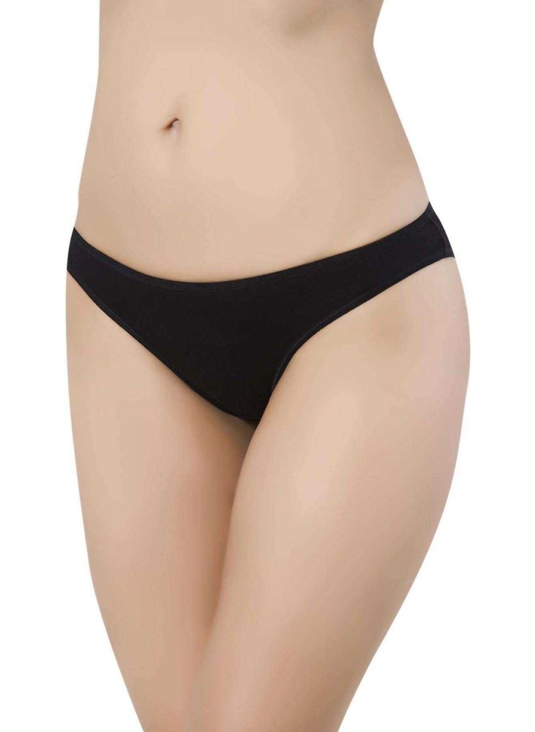 Kiviva Padded Rope Suspender Half Undershirt Bustier Panty Set Black  - Image 4