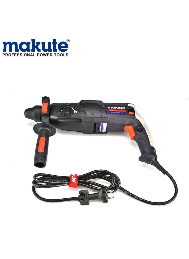 makute Hammer Drill 26mm, 800watt, Speed 900rpm, ISO9001 Quality Certificate  - Image 2