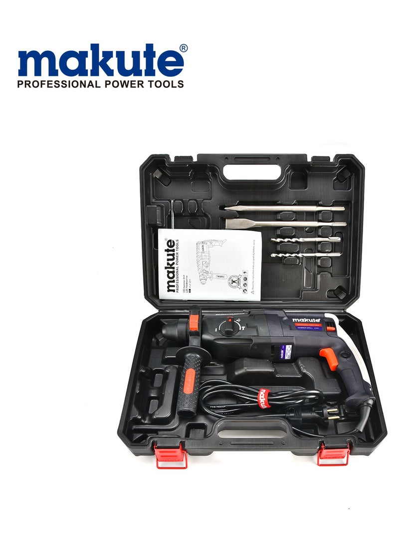 makute Hammer Drill 26mm, 800watt, Speed 900rpm, ISO9001 Quality Certificate  - Image 3