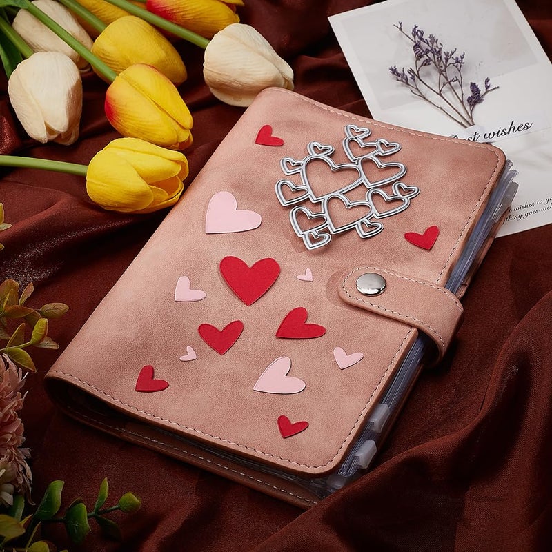 PH PandaHall Heart Cutting Dies Stencil, Carbon Steel Scrapbooking Dies Cuts 2.4x3.1 Template Embossing Love Charms for DIY Scrapbooking Mother's Day Valentine's Day Card Making - Image 3