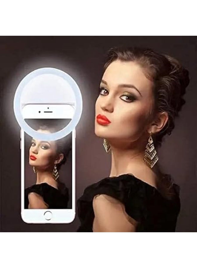Portable LED Ring Selfie Light for All Smartphones | Tablets Enhancing Ring Light with 3 Levels of Brightness for Photography, Video Calling (Smartphones, Laptop, Tablet LED Ring Selfie Light) - Image 5