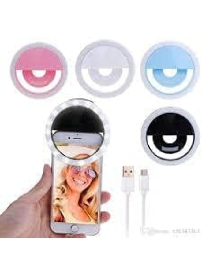 Portable LED Ring Selfie Light for All Smartphones | Tablets Enhancing Ring Light with 3 Levels of Brightness for Photography, Video Calling (Smartphones, Laptop, Tablet LED Ring Selfie Light) - Image 3