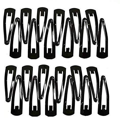 Drishti® Hair Metal Tic-Tac Hair Clips for Girls and Women; Medium and Small Sizes - Pack of 12 Clips Each in a Set of 3/18 Pairs (1 Black and 2 Mixed Colours Set) - Image 3