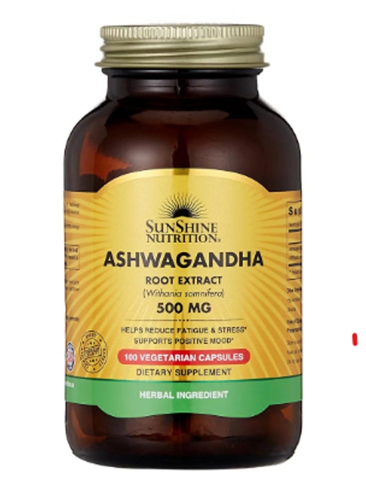 SUNSHINE NUTRITION Ashwagandha 500MG 100S 