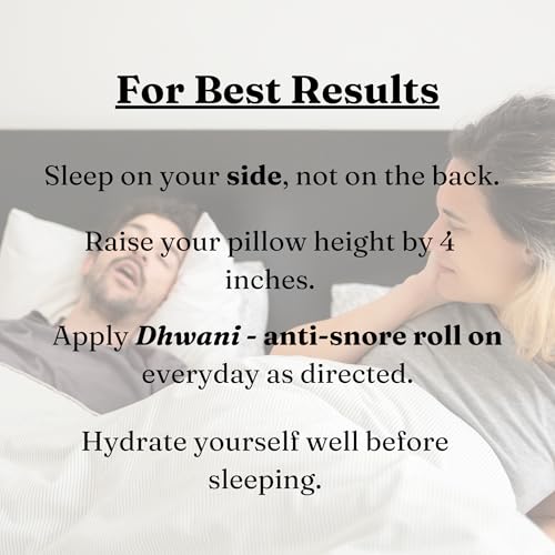 Greenatva Dhwani By Greenatva - Anti Snore Roll on, Reduces Snoring, Clears Congestion & Helps With Sleep. Marjoram, Thyme, Eucalyptus, Lemon Essential Oils Based, 10ml per bottle, Lasts More Than 60 applications, Organic, Plant Based & Vegan - Image 5