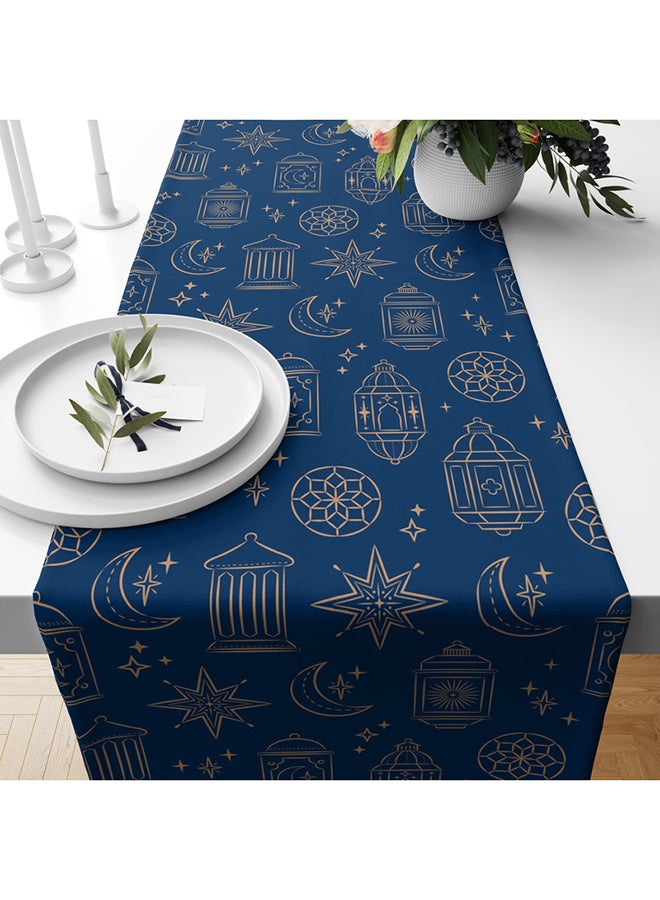 مفرش رمضان المخملي سيكون إضافة رائعة لمنازلك ذات الطابع الخاص بالعطلات 45x200 cm