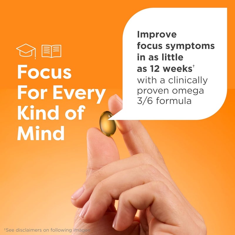 Equazen Pro SFI Health Fish Oil Softgels  Omega 3  Omega 6 for Kids  Teens  EPA GLA  DHA for Kids Mood Memory  Focus Support  Optimized for Bioavailability  Absorption 60 Softgels - Image 2