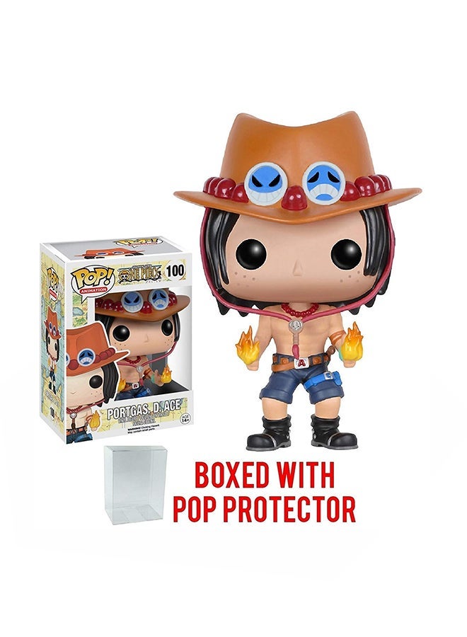 NIBEMINENT Pop! Anime: One Piece - Portgas D. Ace Vinyl Figure (Bundled With Pop Box Protector Case) - Image 2