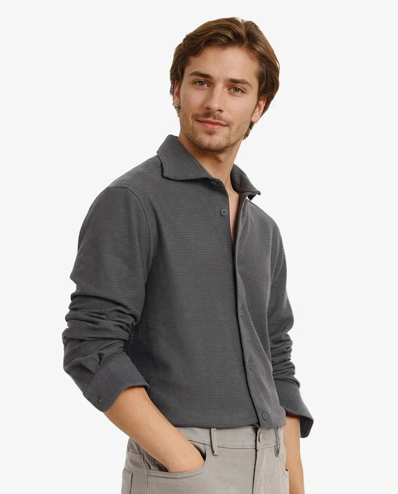 Rare Rabbit Men's Textured Knit Shirt