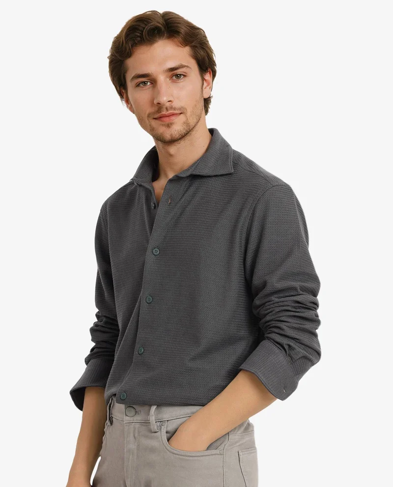 Rare Rabbit Men's Textured Knit Shirt