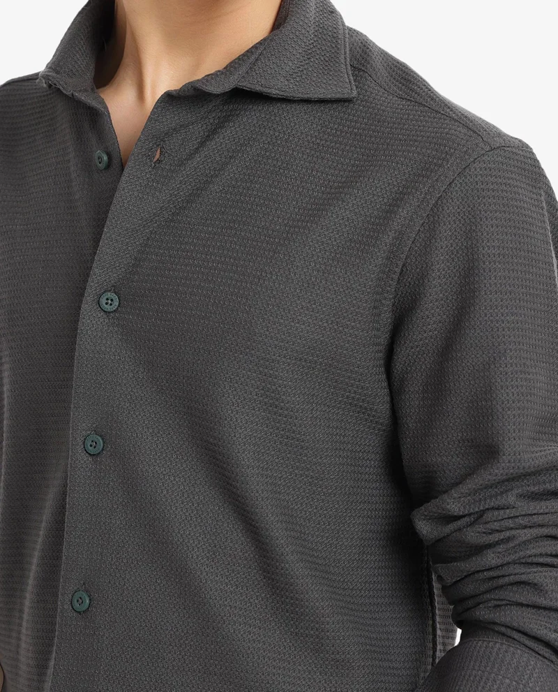 Rare Rabbit Men's Textured Knit Shirt