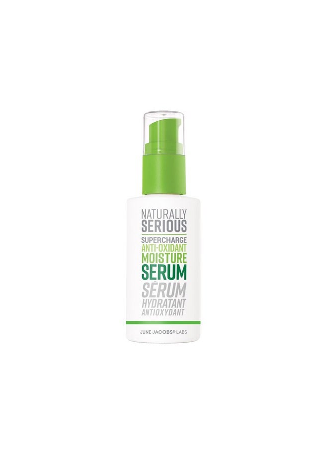 NATURALLY SERIOUS - | Supercharge Antioxidant Moisture Serum Hydrating Serum With Hyaluronic Acid Face Serum For Dry Skin Vegan Skincare Crueltyfree Skincare - Image 1