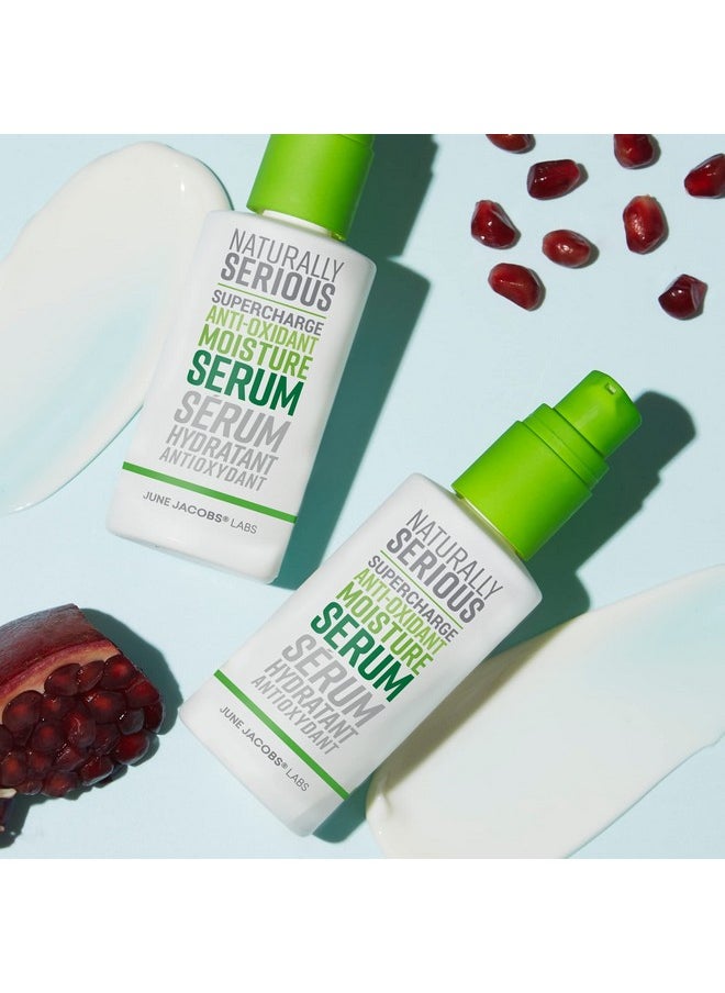 NATURALLY SERIOUS - | Supercharge Antioxidant Moisture Serum Hydrating Serum With Hyaluronic Acid Face Serum For Dry Skin Vegan Skincare Crueltyfree Skincare - Image 1