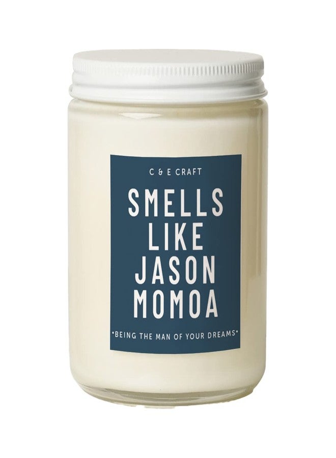 CE Craft - Smells Like Jason Momoa Scented Candle Iced Vanilla Woods Candle Gift for Her, Dune, Aquaman Gift - Image 1