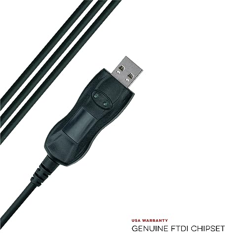BTECH PC04 FTDI USB Programming Cable – Compatible UV-25X2, UV-25X4, UV-50X2, GMRS-50V2, GMRS-20V2 Mobile Radios and More – Genuine FTDI Chipset – Plug and Play - Image 4