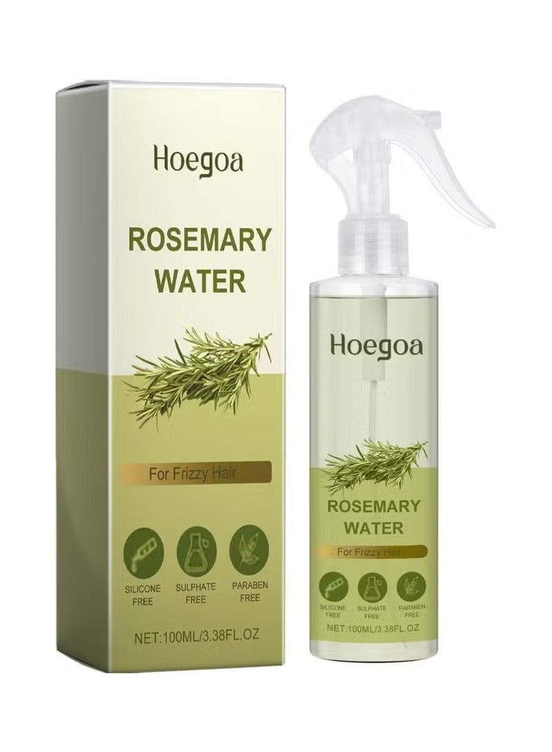 HOEGOA Rosemary Water Spray For Hair Growth (100 ml) | Hair Spray for Regrowth | Rosemary Hair Mist | Adds Shine | Helps Reduce Hairfall | Strengthens Hair | Suitable For All Hair Types - Image 1