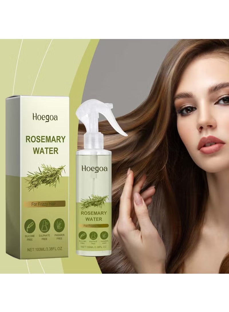 HOEGOA Rosemary Water Spray For Hair Growth (100 ml) | Hair Spray for Regrowth | Rosemary Hair Mist | Adds Shine | Helps Reduce Hairfall | Strengthens Hair | Suitable For All Hair Types - Image 2