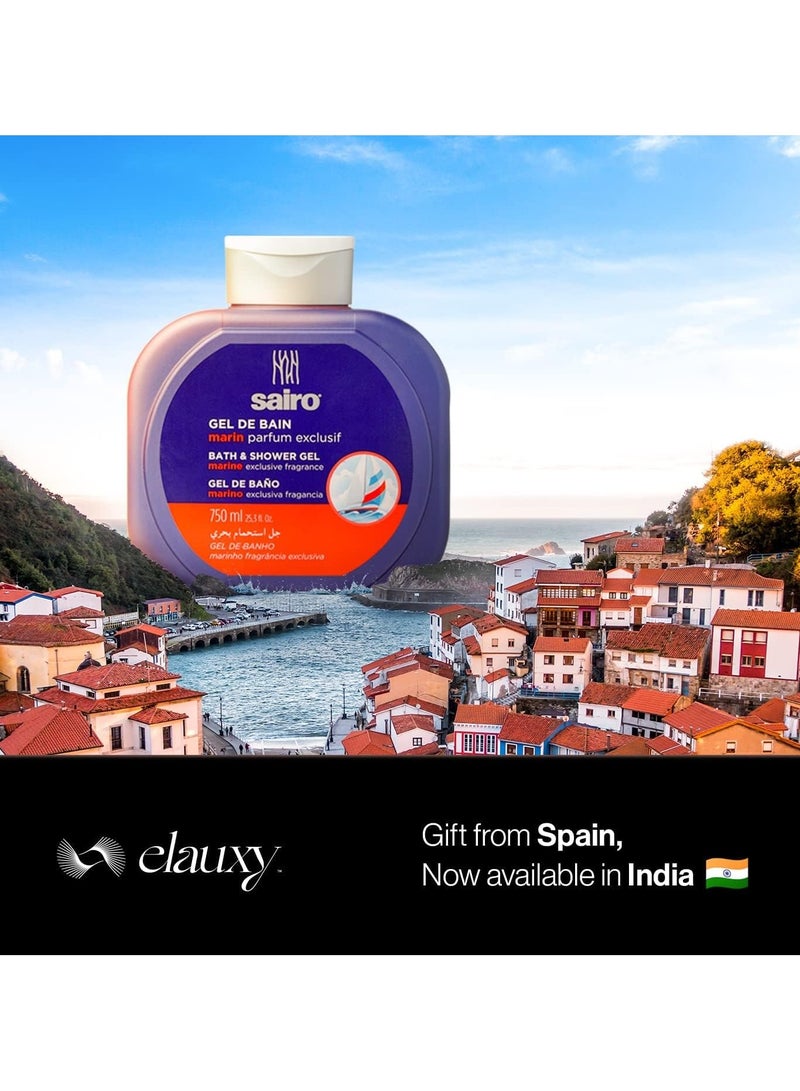 Sairo Shower Gel With Marine Fragrance 750 ml  - Image 2