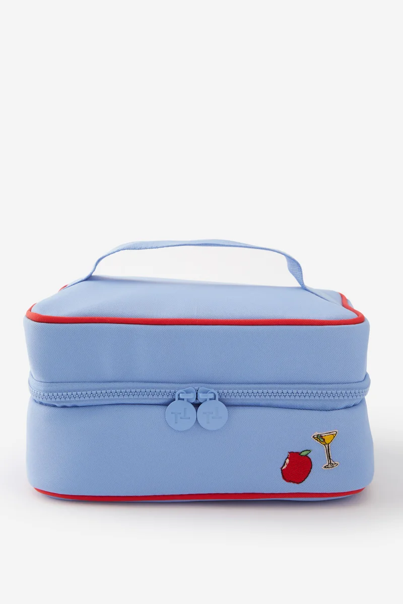 تايبو حافظة مستحضرات تجميل معلقة ثلاثية الطي