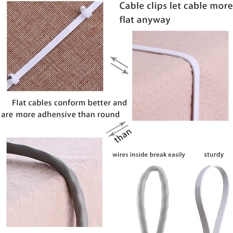 Jadaol كابل إيثرنت Cat 8 بطول 50 قدم، 40Gbps 2000MHz مسطح RJ45 S/FTP LAN، كابل شبكة عالي السرعة Cat8 لجهاز التوجيه، المودم، المحول، أجهزة الألعاب، الكمبيوتر، الشبكة المنزلية وأجهزة البث، أبيض - Image 4