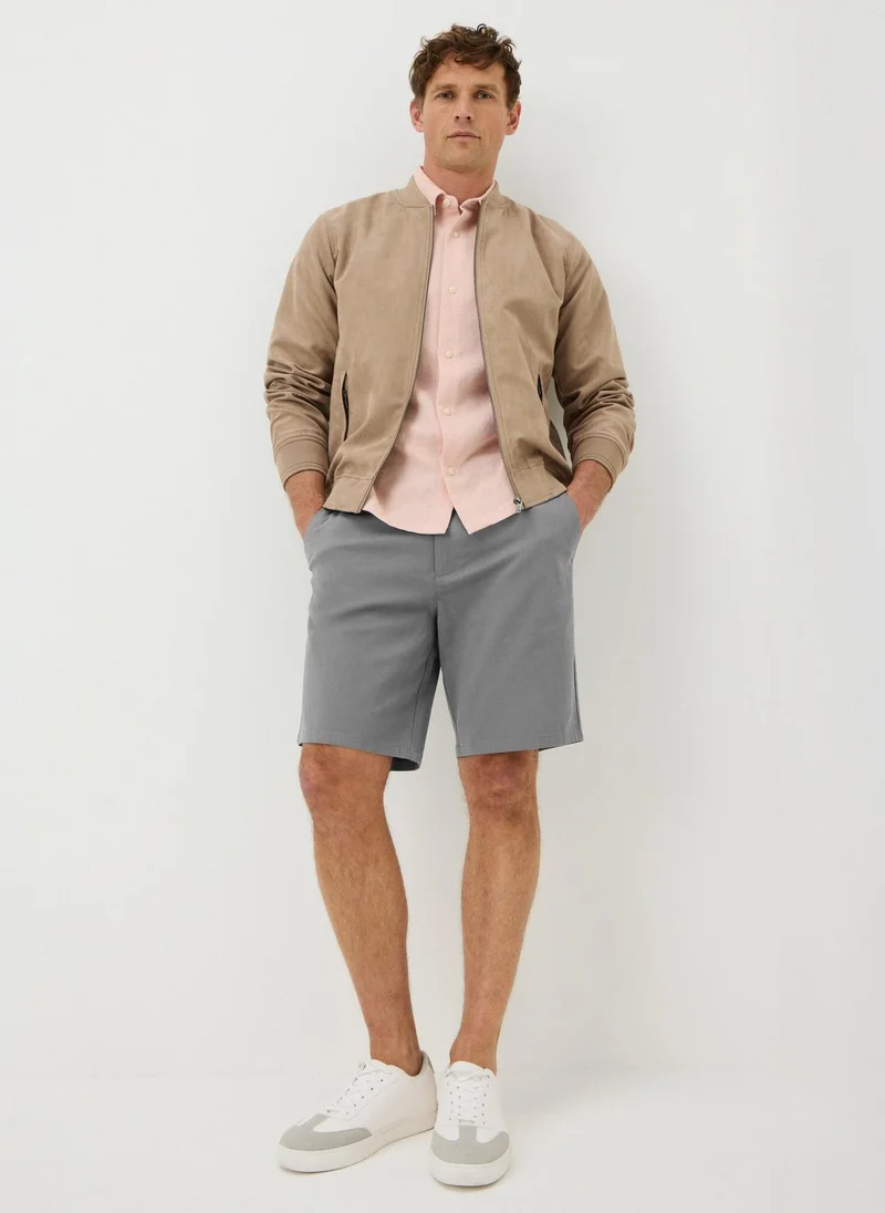Matalan Charcoal Regular Fit Chino Shorts