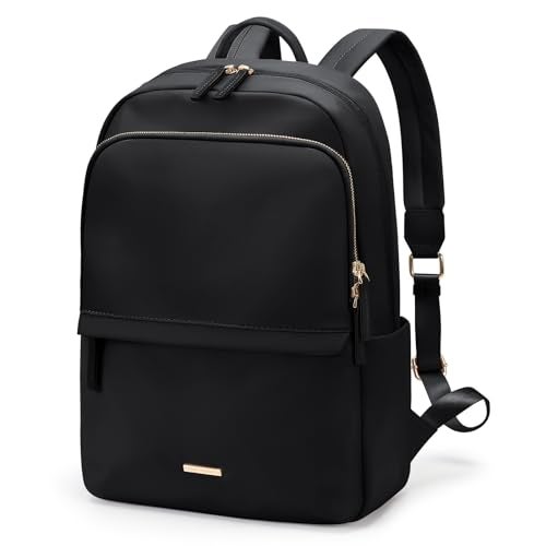 GOLF SUPAGS Laptop Backpack for Women Slim Computer Bag Work Travel College Backpack Purse Fits 14 Inch Notebook (Black) - Image 1
