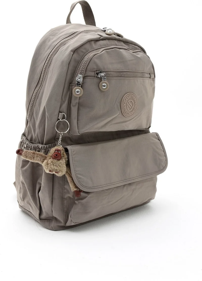 Sanmorris Unisex Waterproof Fabric Large School Travel Backpack with Laptop Compartment