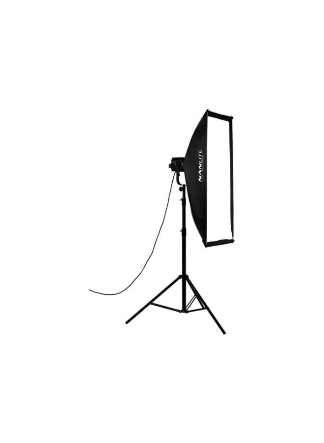 Nanlite Asymmetrical Stripbank Softbox with Bowens Mount (18 x 43")
