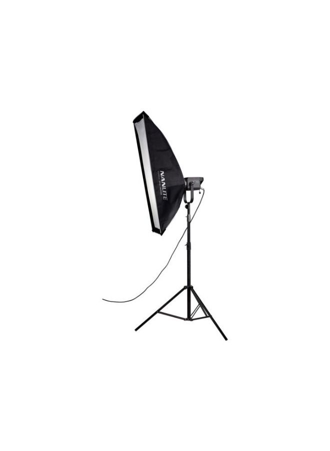 Nanlite Asymmetrical Stripbank Softbox with Bowens Mount (18 x 43")