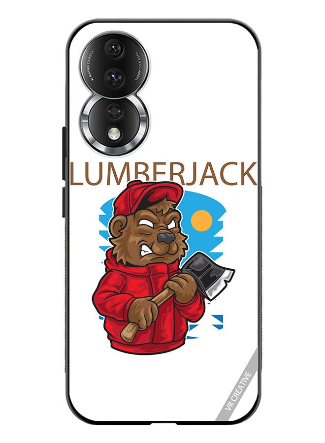 VR CREATIVE Protective Case Cover For Honor 80 Lumber Jack Design Multicolour - Image 1