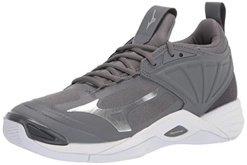 Mizuno Womens Wave Momentum 2 Womens Indoor Volleyball Shoe Grey US Womens 10 - Image 1
