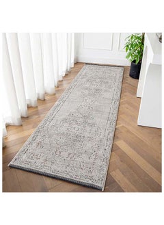 KNOT HOME Sheldon Bianca Runners 220 x 70 cm Carpet Knot Home Designer Rug for Bedroom Living Dining Room Office Soft Non-slip Area Textile Decor  - Image 1