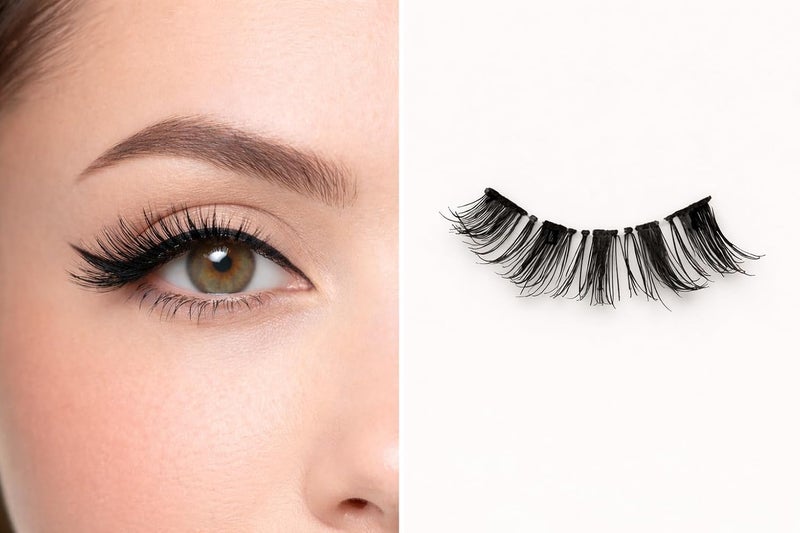 Ramshah Magnetic Eyelashes Natural & Voluminous Reusable Lashes Strong Hold, Waterproof, windproof, Easy Application Premium Magnetic Lash Set for All Day Wear No Eyeliner or Mascara or Glue Needed - Image 5