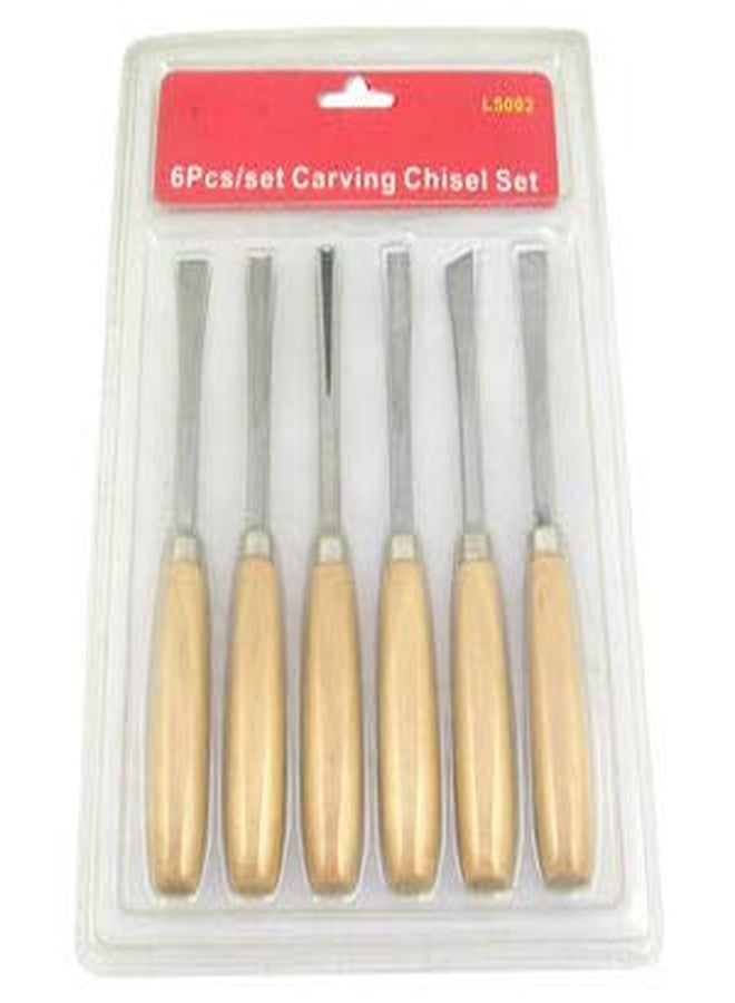 Inditrust 6pcs Wood carving set chisel set for home and professional use - Image 3