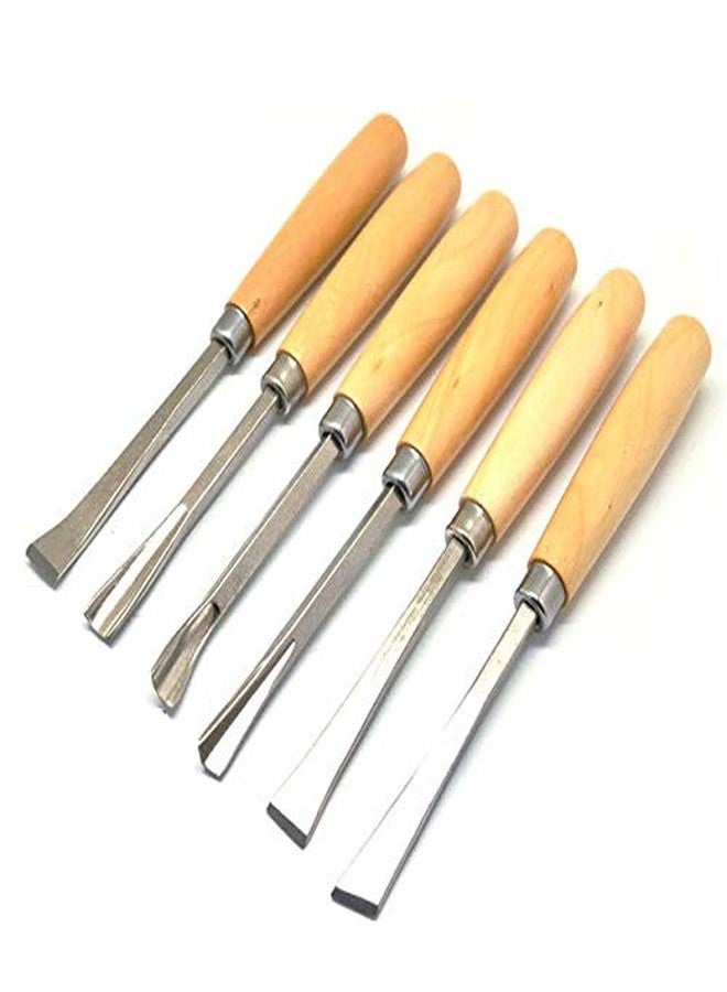 Inditrust 6pcs Wood carving set chisel set for home and professional use - Image 1