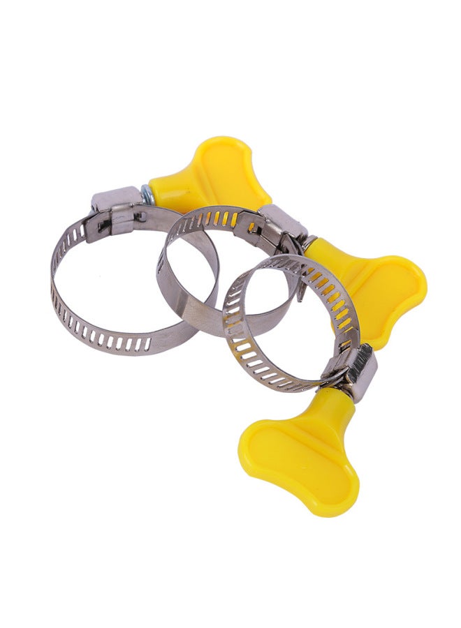 Source Pipe Hoop 201 Semi-steel American Hose Hoop With Handle Water Pipe Clamp Holding Hoop Clip Stainless Steel Pipe Clamp Holding Hoop-Specifications And Models:22-32(1 Inch) 8mm Wide Small Beauty Handle Stainless Steel Card - Image 5