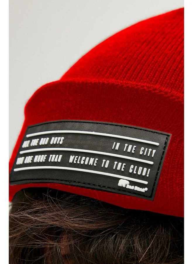 Bad Bear Welcome Crimson Red Hat.